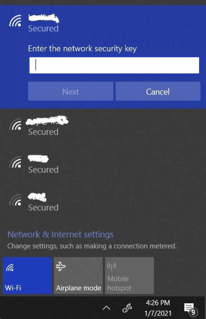 wifi connect windows 8