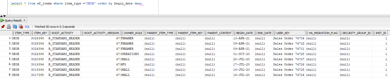 image 10 Oracle Workflow tables 1