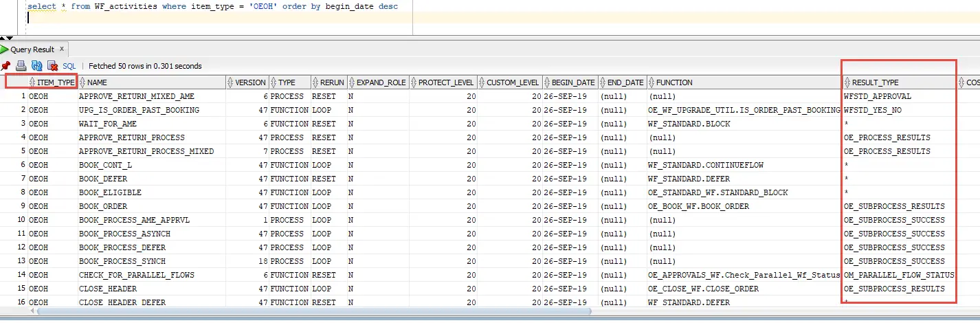 image 13 Oracle Workflow tables 4