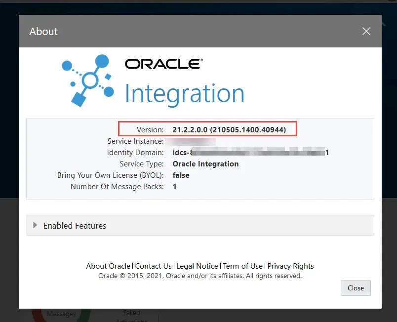 oracle-oic-version