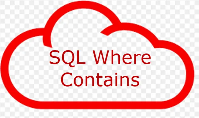 sql where contains