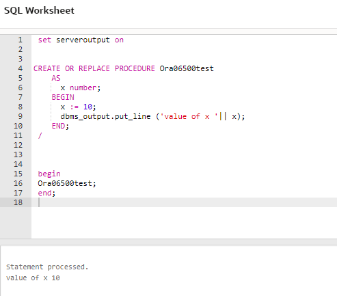 image ORA-06550 PL SQL Error in Oracle 1