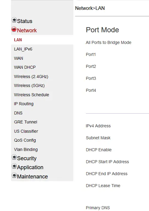 Configure you router