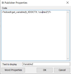 IF Condition in RTF template