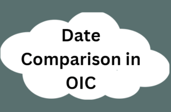 Date comparison in OIC