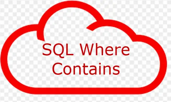 SQL WHERE CONTAINS statement